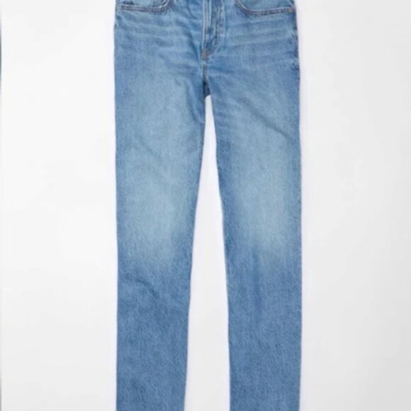 American Eagle Low Rise Baggy Straight Jeans NWT Size 8 - Picture 6 of 6